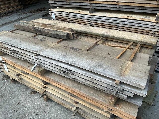 Eiken planken 29 mm 0,24 m3 - afbeelding 1 van  5