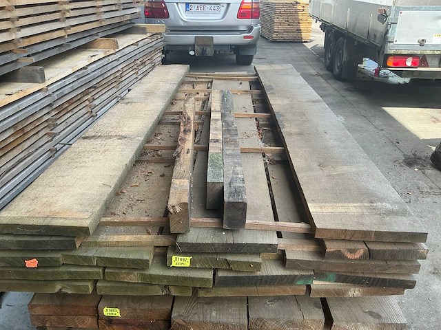 Eiken planken 29 mm 0,24 m3 - afbeelding 4 van  5