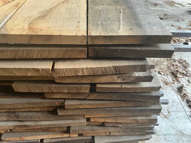 Eiken planken 29 mm 0,843 m3 - afbeelding 5 van  6