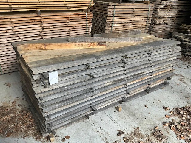 Eiken planken 29 mm 0,843 m3 - afbeelding 2 van  3
