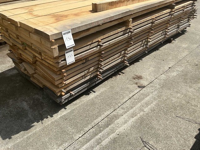 Eiken planken 29 mm 0,991 m3 - afbeelding 2 van  6
