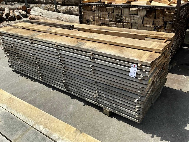 Eiken planken 29 mm 1,116 m3 - afbeelding 1 van  7
