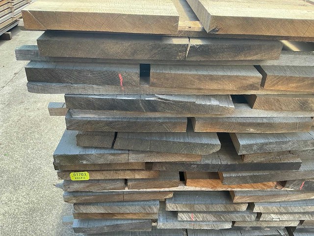 Eiken planken 29 mm 1,270 m3 - afbeelding 5 van  6