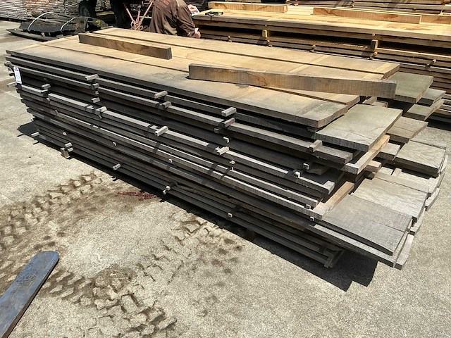 Eiken planken 29 mm 1,270 m3 - afbeelding 1 van  6