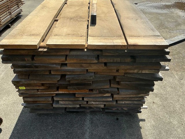 Eiken planken 29 mm 1,270 m3 - afbeelding 2 van  2