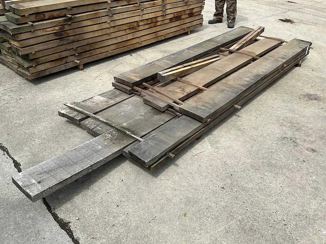 Eiken planken 40 mm 0,276 m3 - afbeelding 2 van  5