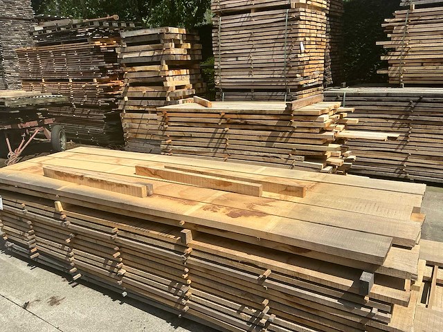 Eiken planken 40 mm 0,366 m3 - afbeelding 1 van  4