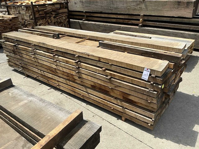 Eiken planken 54 mm 1,401 m3 - afbeelding 1 van  4