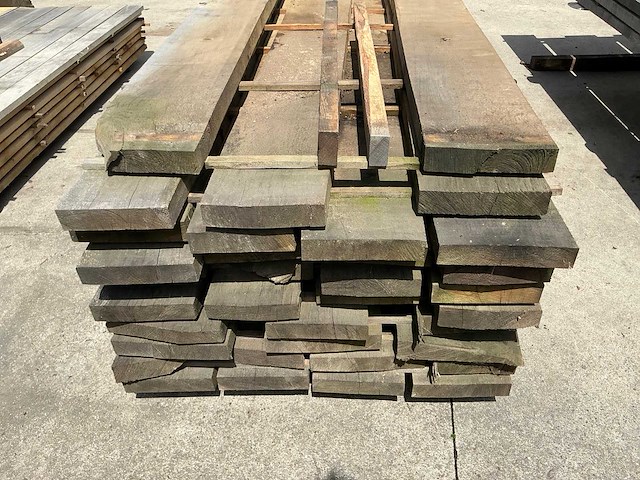 Eiken planken 54 mm 1,401 m3 - afbeelding 3 van  4