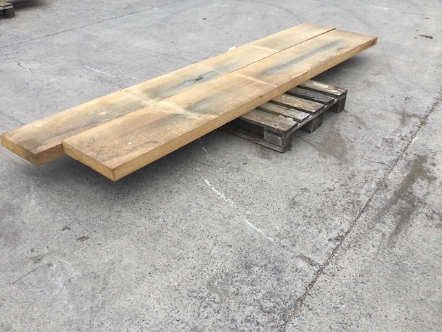 Eiken plateau 2900x730x65 - afbeelding 4 van  6