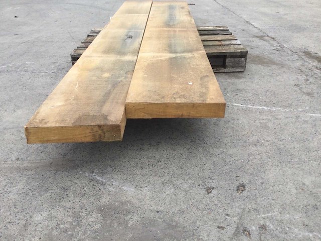 Eiken plateau 2900x730x65 - afbeelding 5 van  6