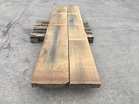 Eiken plateau 2900x730x65 - afbeelding 1 van  6