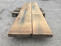 Eiken plateau 2900x730x65 - afbeelding 2 van  6