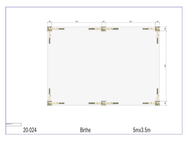 Eiken poolhouse 3,50 x 5,00 - afbeelding 7 van  13