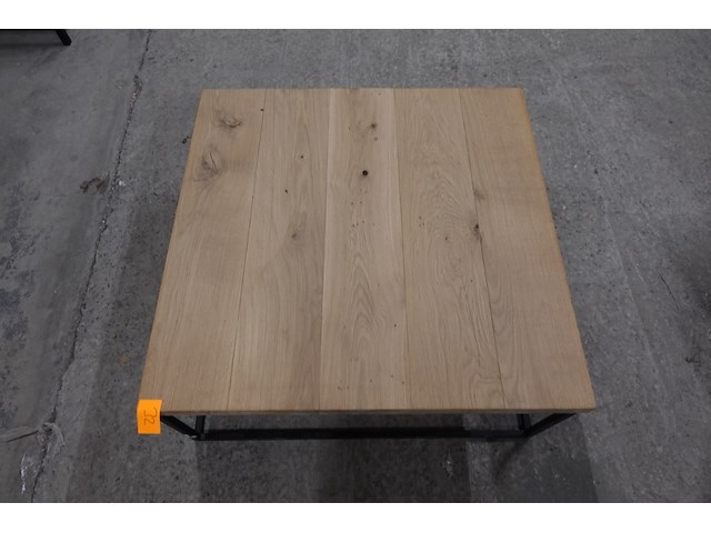 Eiken salon tafel - afbeelding 3 van  4
