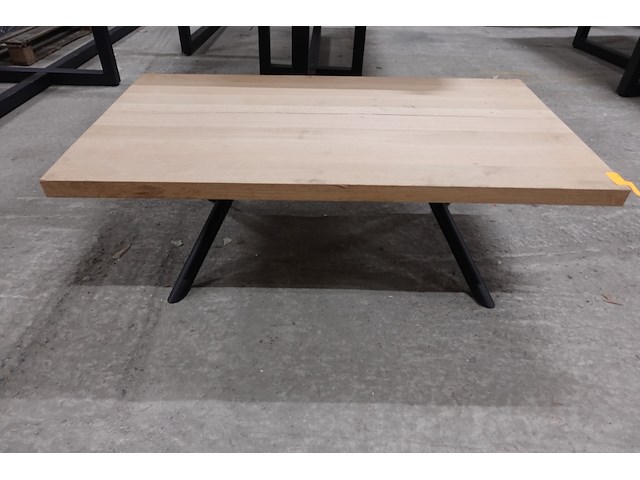 Eiken salon tafel - afbeelding 1 van  3