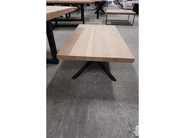 Eiken salon tafel - afbeelding 3 van  3