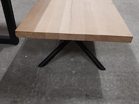 Eiken salon tafel - afbeelding 3 van  3