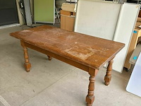 Eiken tafel - afbeelding 1 van  1