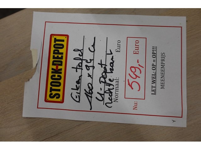 Eiken tafel - afbeelding 4 van  4