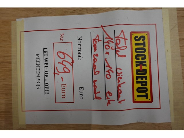 Eiken tafel - afbeelding 4 van  4