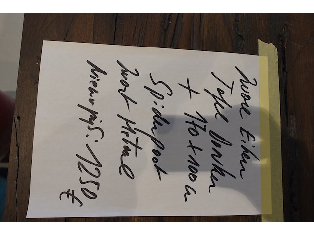 Eiken tafel - afbeelding 5 van  5