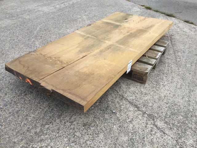 Eiken tafelblad 2040x940x65 - afbeelding 1 van  7