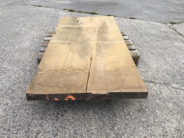 Eiken tafelblad 2040x940x65 - afbeelding 2 van  7