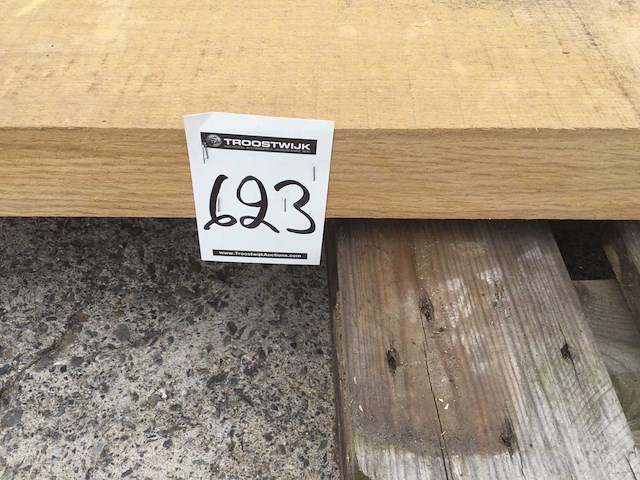 Eiken tafelblad 2040x940x65 - afbeelding 7 van  7