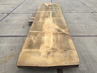 Eiken tafelblad 4200x980x65 - afbeelding 2 van  7