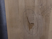Eiken tafelblad - afbeelding 2 van  2