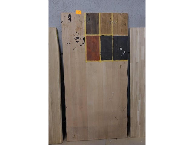 Eiken tafelblad - afbeelding 1 van  2