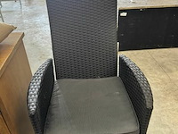 Eiken tv-kast + koffer + tuinstoel - afbeelding 4 van  6