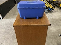 Eiken tv-kast + koffer + tuinstoel - afbeelding 6 van  6