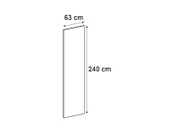 Eikenhout effect wang h.240 x w.63 cm - afbeelding 7 van  8