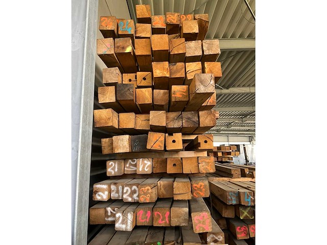 Eikenhouten balken (120x) - afbeelding 3 van  4