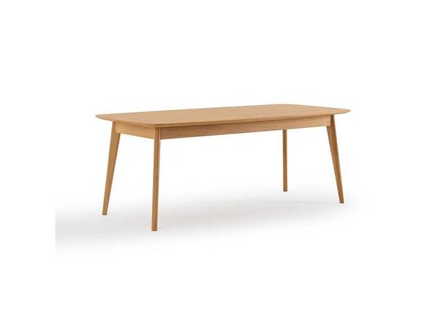 Eikenhouten eettafel 8 sceinen - natuurlijk 8 personen - afbeelding 6 van  9