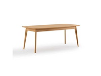 Eikenhouten eettafel 8 sceinen - natuurlijk 8 personen - afbeelding 7 van  9