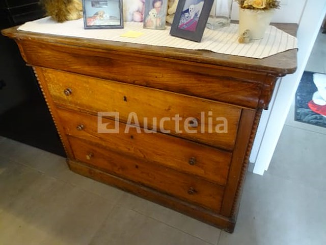 Eikenhouten kast met 3 lades - afbeelding 1 van  3