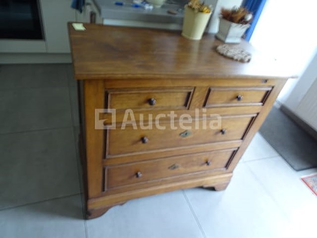 Eikenhouten meubels + 3 decoraties - afbeelding 1 van  7