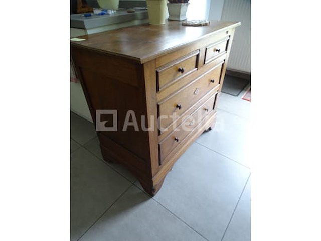 Eikenhouten meubels + 3 decoraties - afbeelding 2 van  7