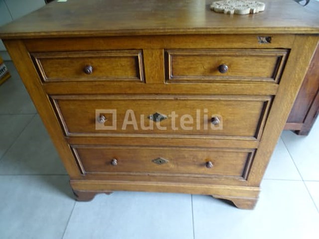 Eikenhouten meubels + 3 decoraties - afbeelding 3 van  7
