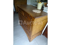 Eikenhouten meubels + 3 decoraties - afbeelding 4 van  7