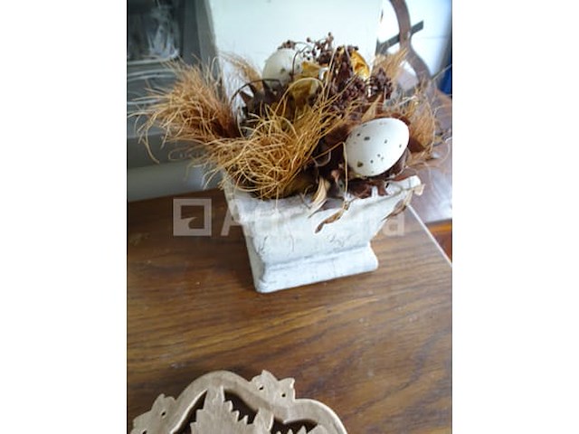 Eikenhouten meubels + 3 decoraties - afbeelding 6 van  7