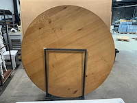 Eikenhouten restauranttafelblad (4x) - afbeelding 3 van  3