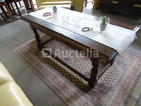 Eikenhouten salontafel, tapijt - afbeelding 1 van  8