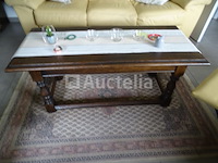Eikenhouten salontafel, tapijt - afbeelding 3 van  8