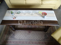 Eikenhouten salontafel, tapijt - afbeelding 4 van  8