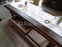 Eikenhouten salontafel, tapijt - afbeelding 5 van  8