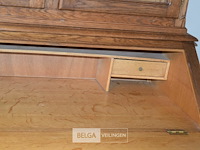 Eikenhouten secretaire in louis xv-stijl - afbeelding 5 van  5